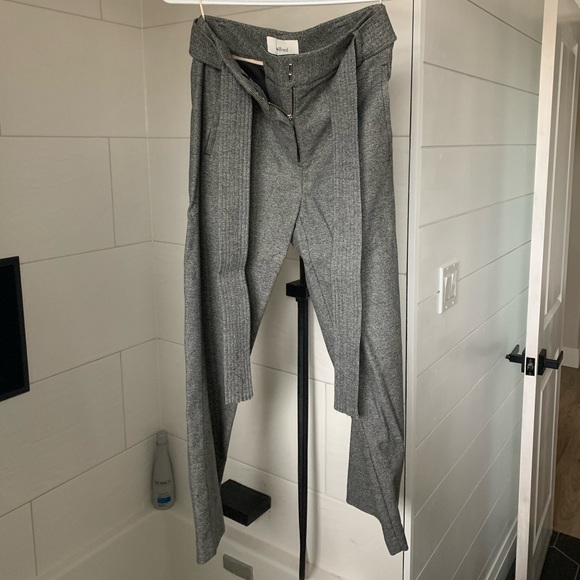 Aritzia Wilfred GREY The New Tie-Front Wool Cashmere 
Jallade Pant size 2 - Picture 3 of 5